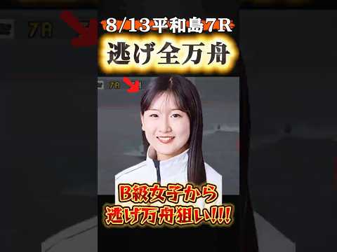 \ イン逃げ"全万舟"とか舐められすぎ！！！ / #競艇 #ボートレース #平和島 #石村日奈那